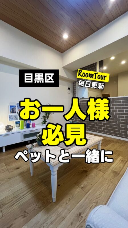 池尻大橋 43.83㎡ 1LDK 4,199万円（大型ウォークインクローゼット、新規内装リフォーム、南向き、浴室乾燥機）